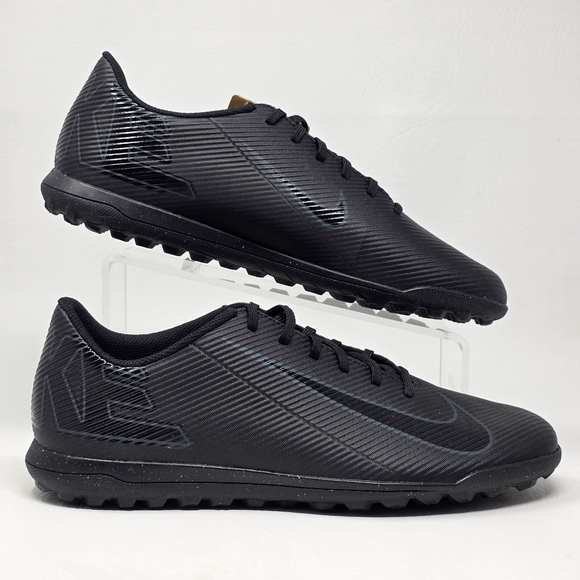Nike Vapor 16 Club TF Men\'s Size 11.5 Black Deep Jungle Soccer Indoor Cleats NEW main image 11